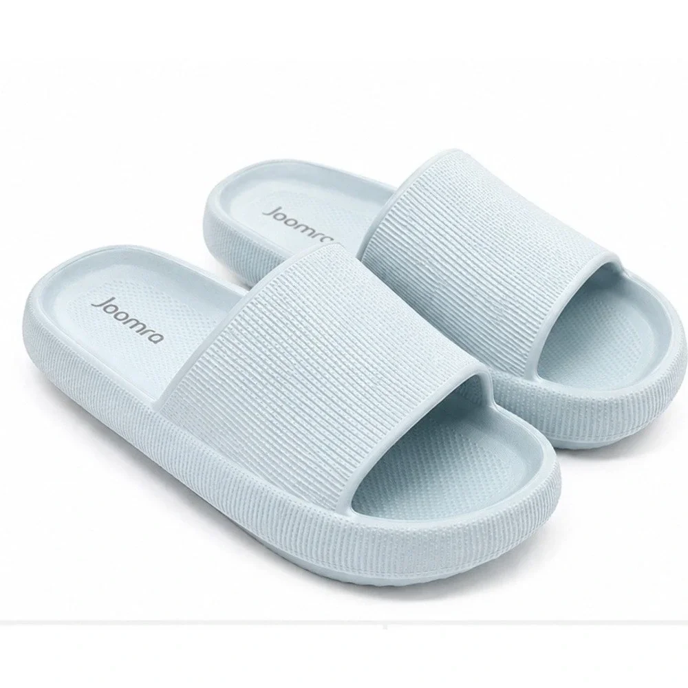 Joomra Recovery Slides Men's White Slide Sandals Slip Resistant US 8